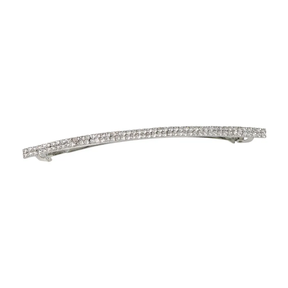 Slim Diamante hair Barrette