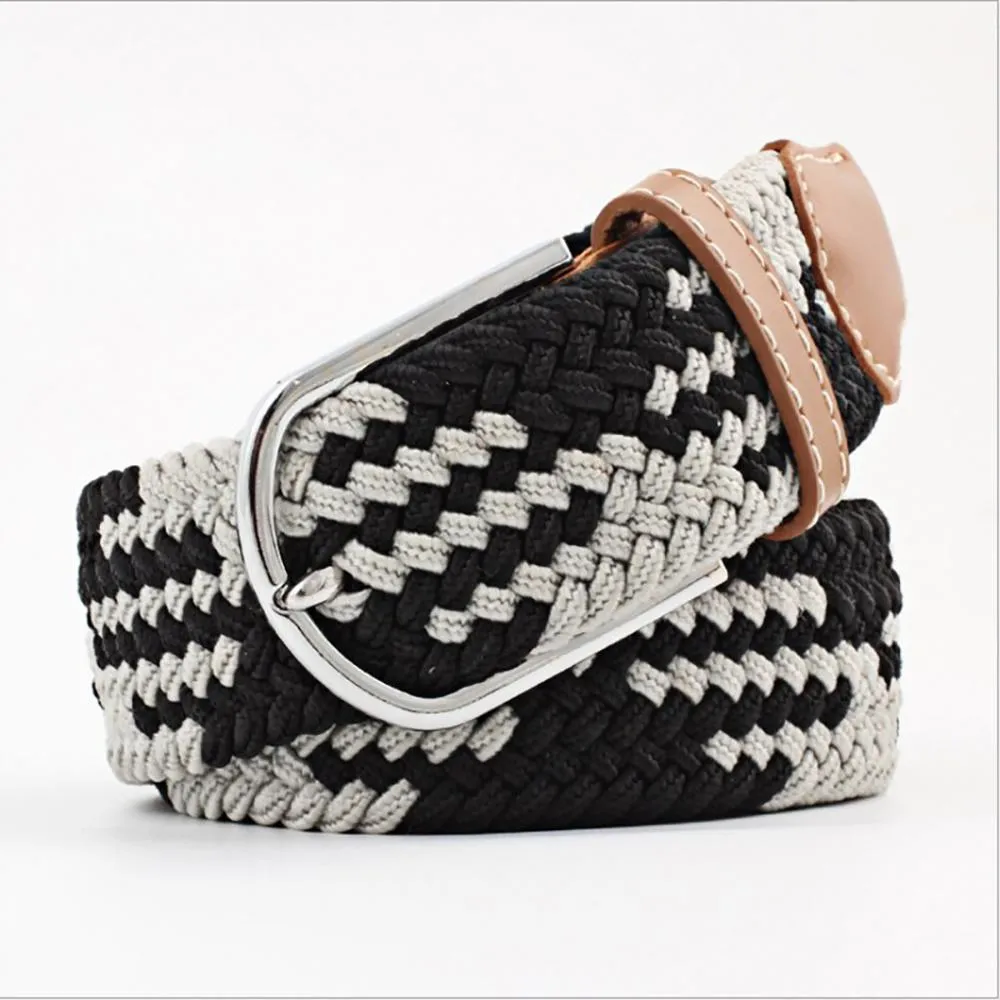 Stretchable Braided Buckle Belt