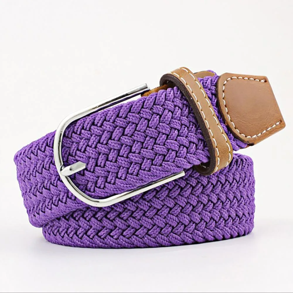 Stretchable Braided Buckle Belt