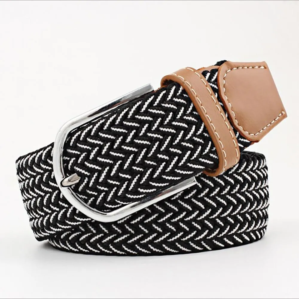 Stretchable Braided Buckle Belt