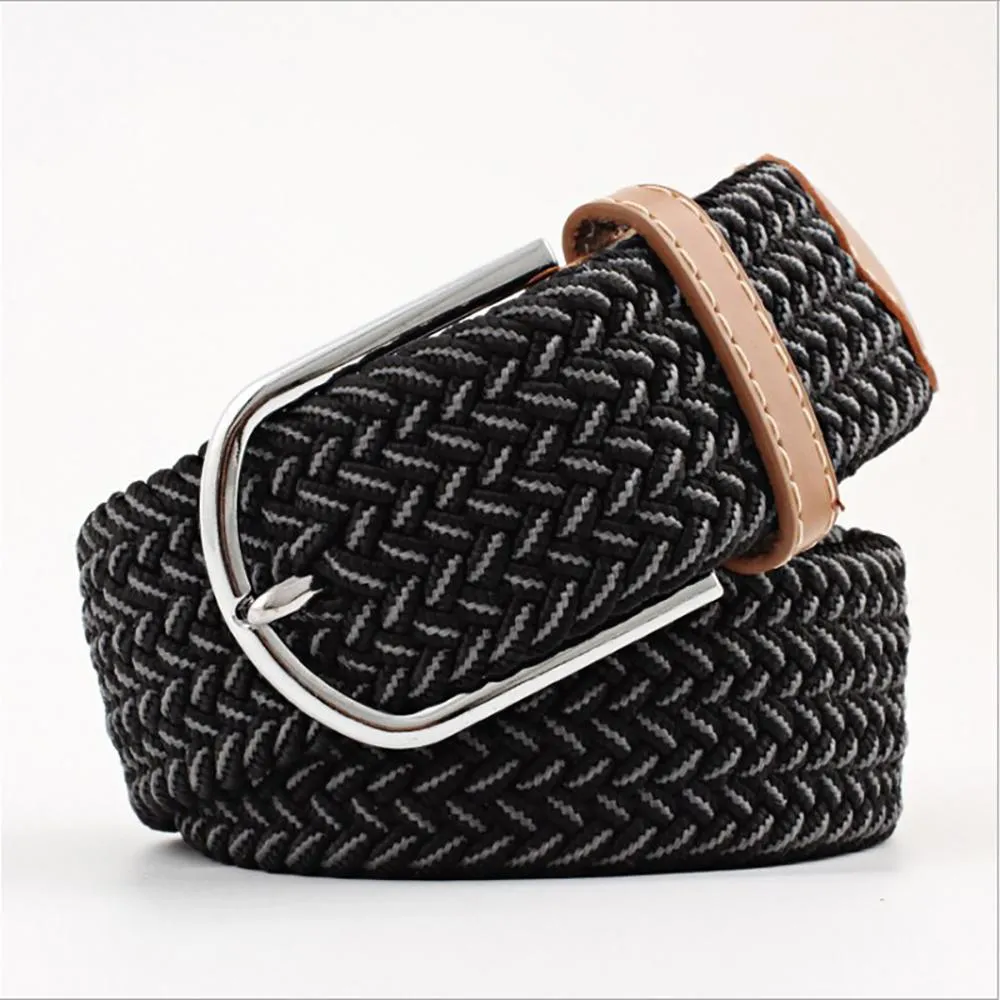 Stretchable Braided Buckle Belt