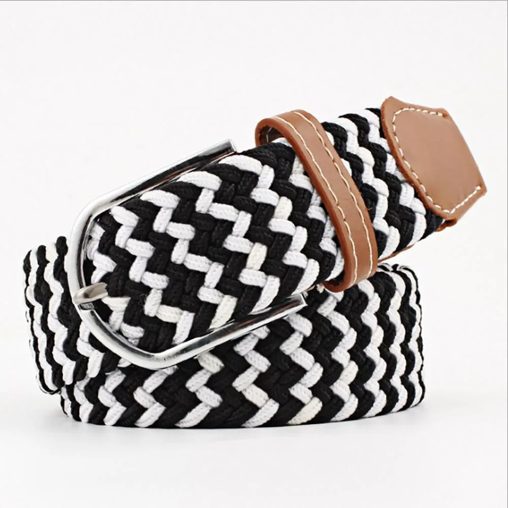 Stretchable Braided Buckle Belt