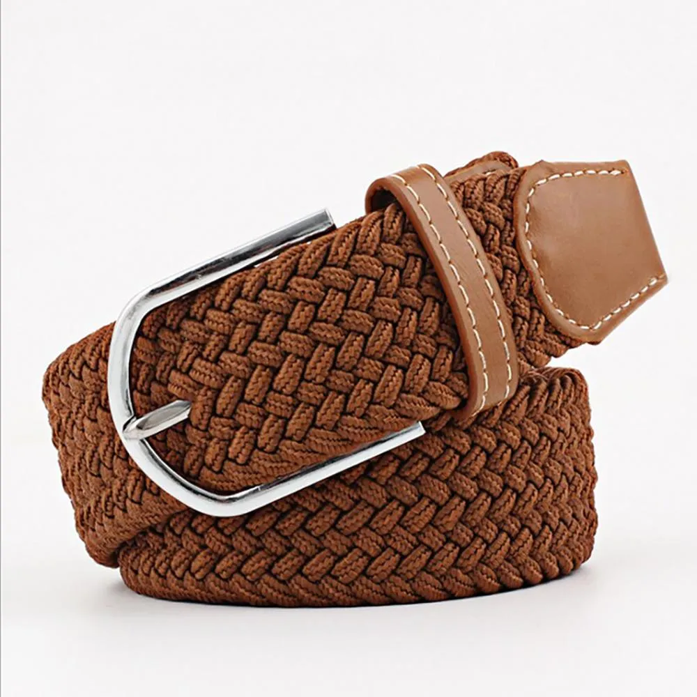 Stretchable Braided Buckle Belt