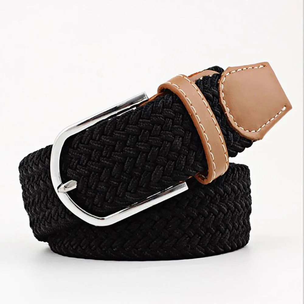 Stretchable Braided Buckle Belt