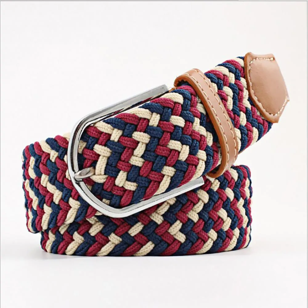 Stretchable Braided Buckle Belt