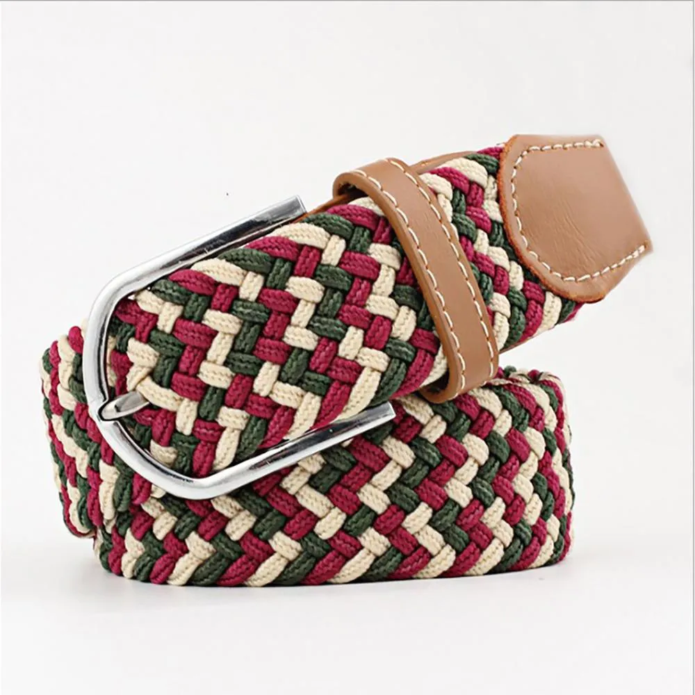 Stretchable Braided Buckle Belt