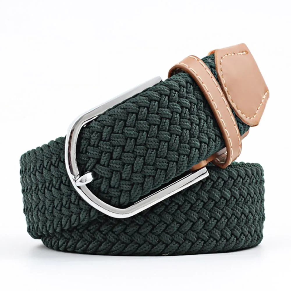 Stretchable Braided Buckle Belt