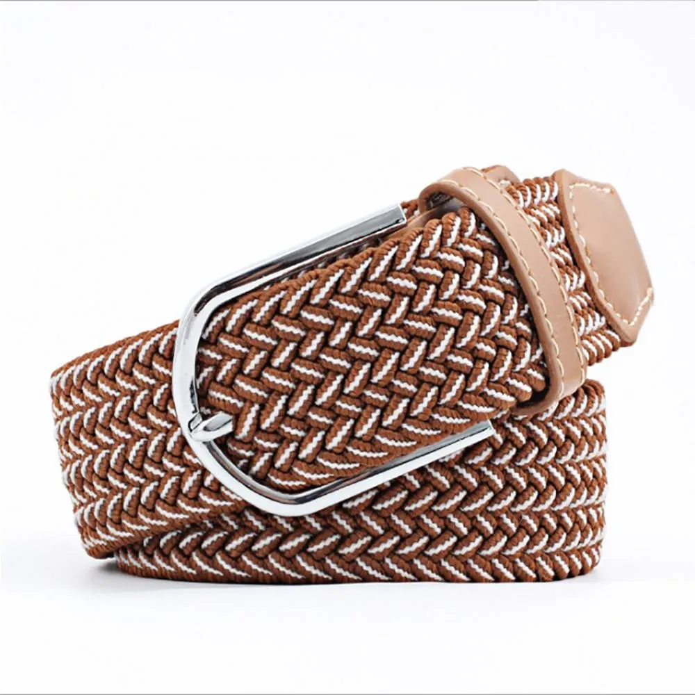 Stretchable Braided Buckle Belt