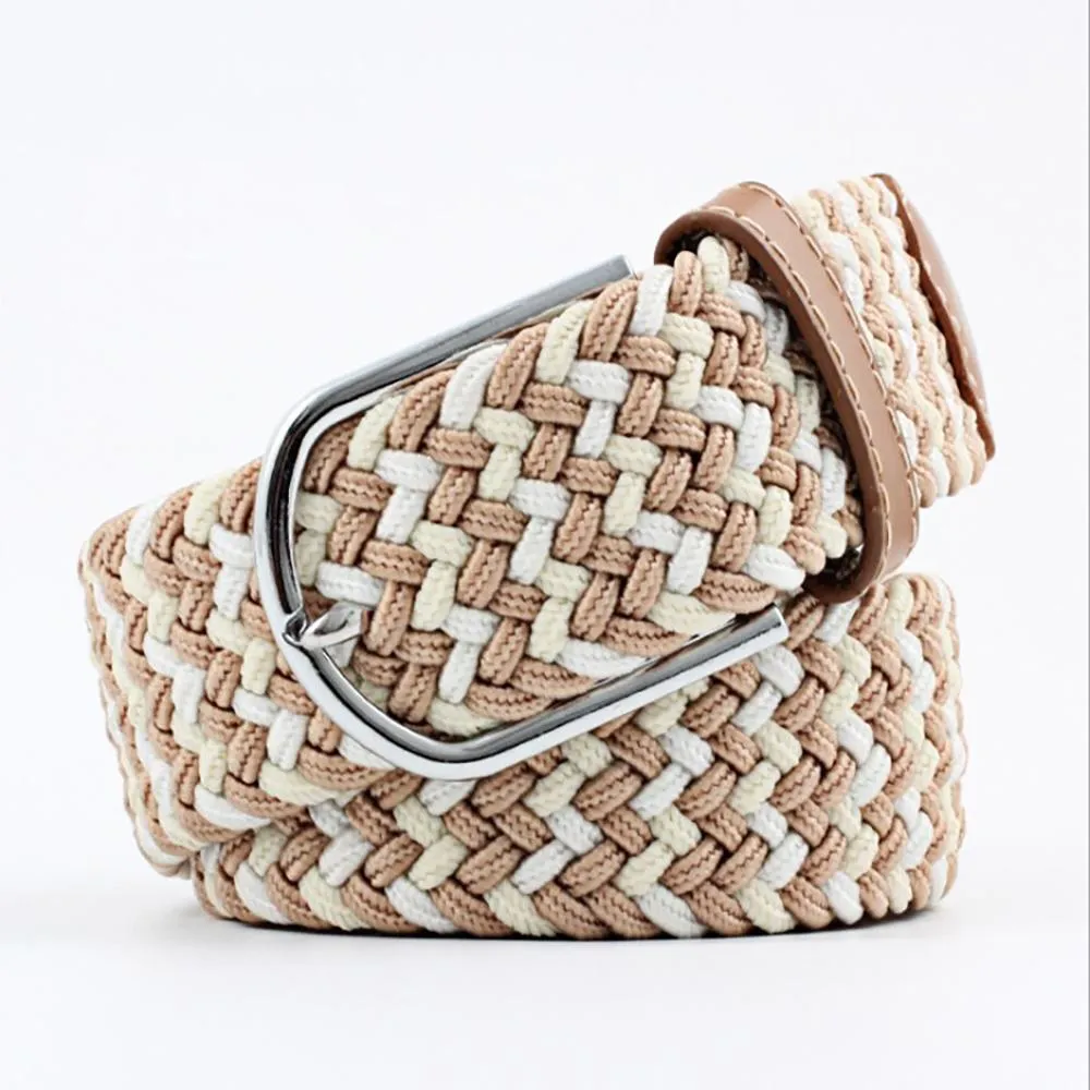 Stretchable Braided Buckle Belt