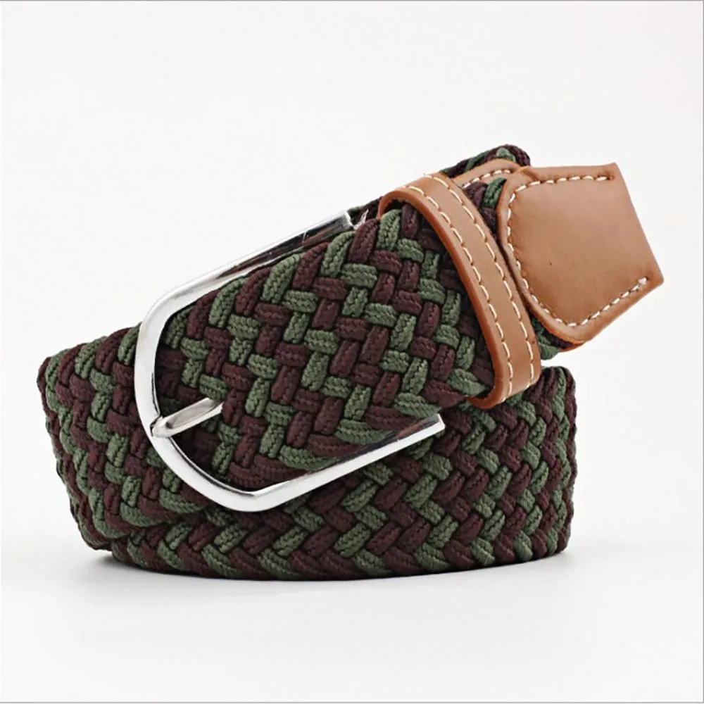 Stretchable Braided Buckle Belt