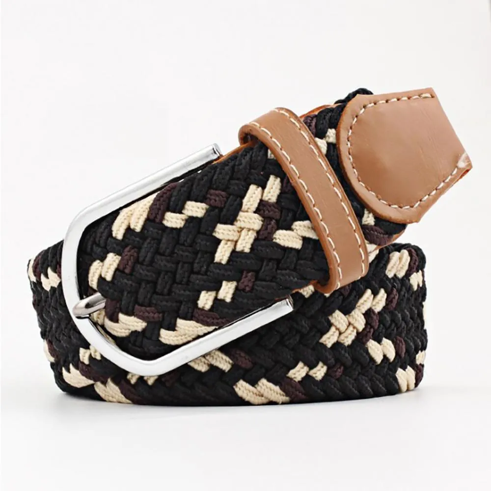 Stretchable Braided Buckle Belt