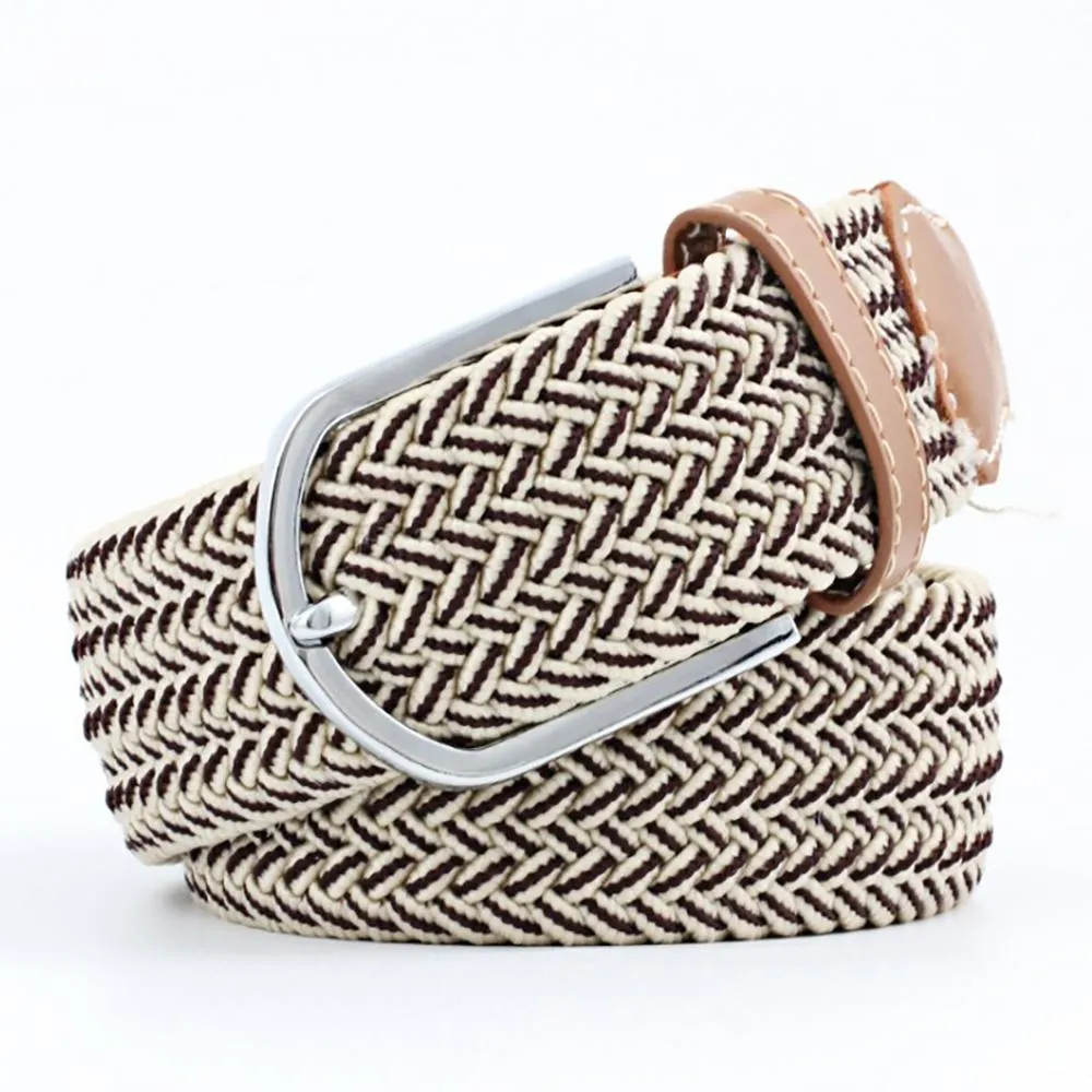 Stretchable Braided Buckle Belt