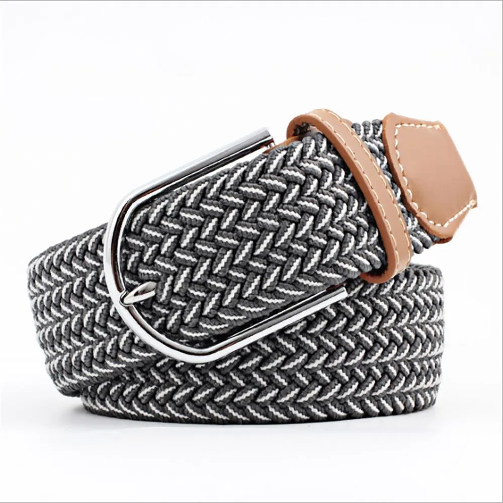 Stretchable Braided Buckle Belt