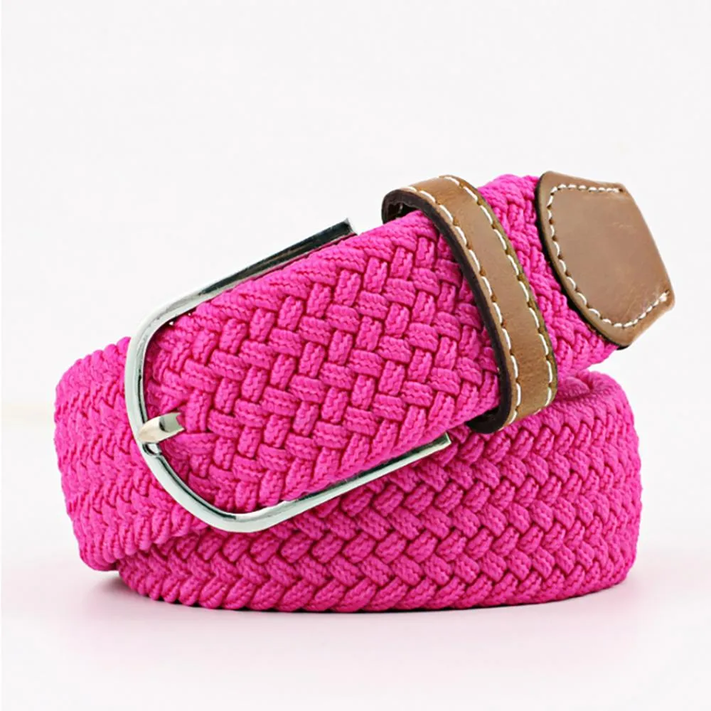 Stretchable Braided Buckle Belt