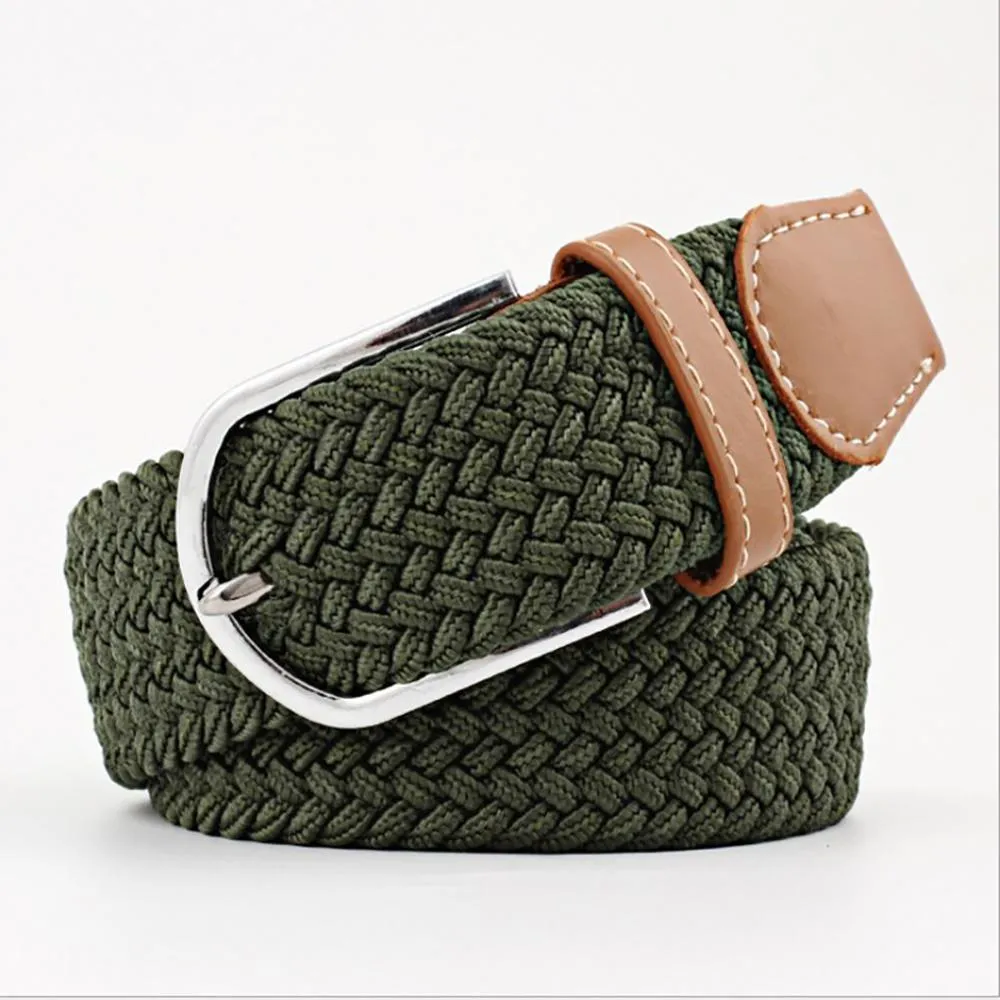 Stretchable Braided Buckle Belt