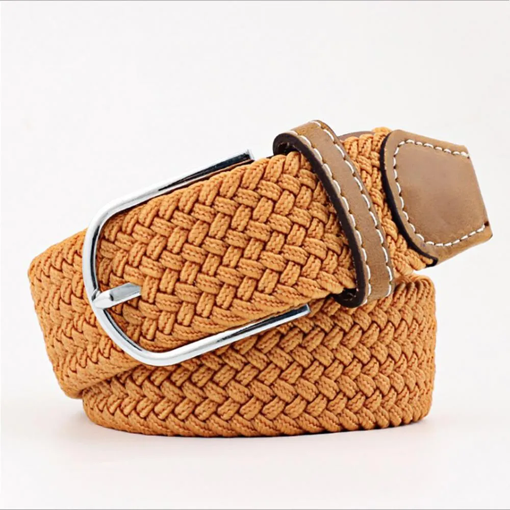 Stretchable Braided Buckle Belt