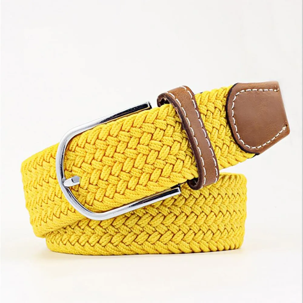 Stretchable Braided Buckle Belt