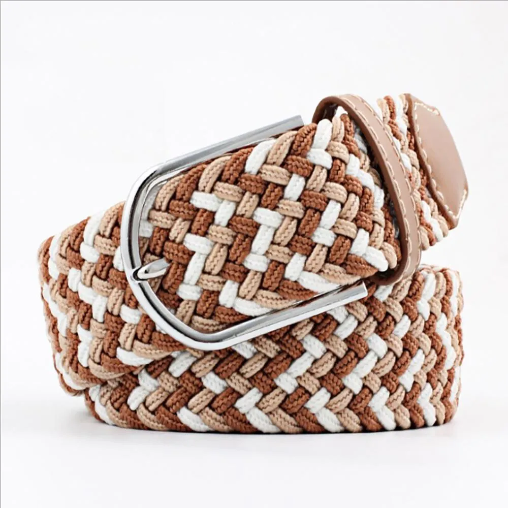 Stretchable Braided Buckle Belt