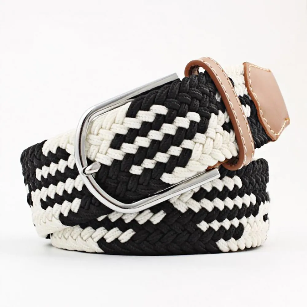 Stretchable Braided Buckle Belt