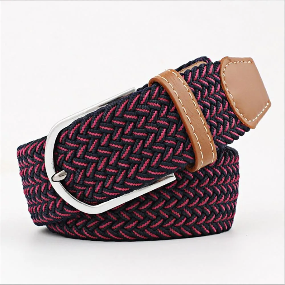 Stretchable Braided Buckle Belt