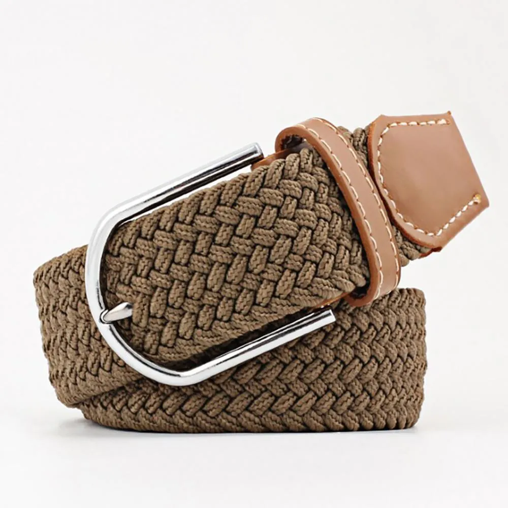 Stretchable Braided Buckle Belt