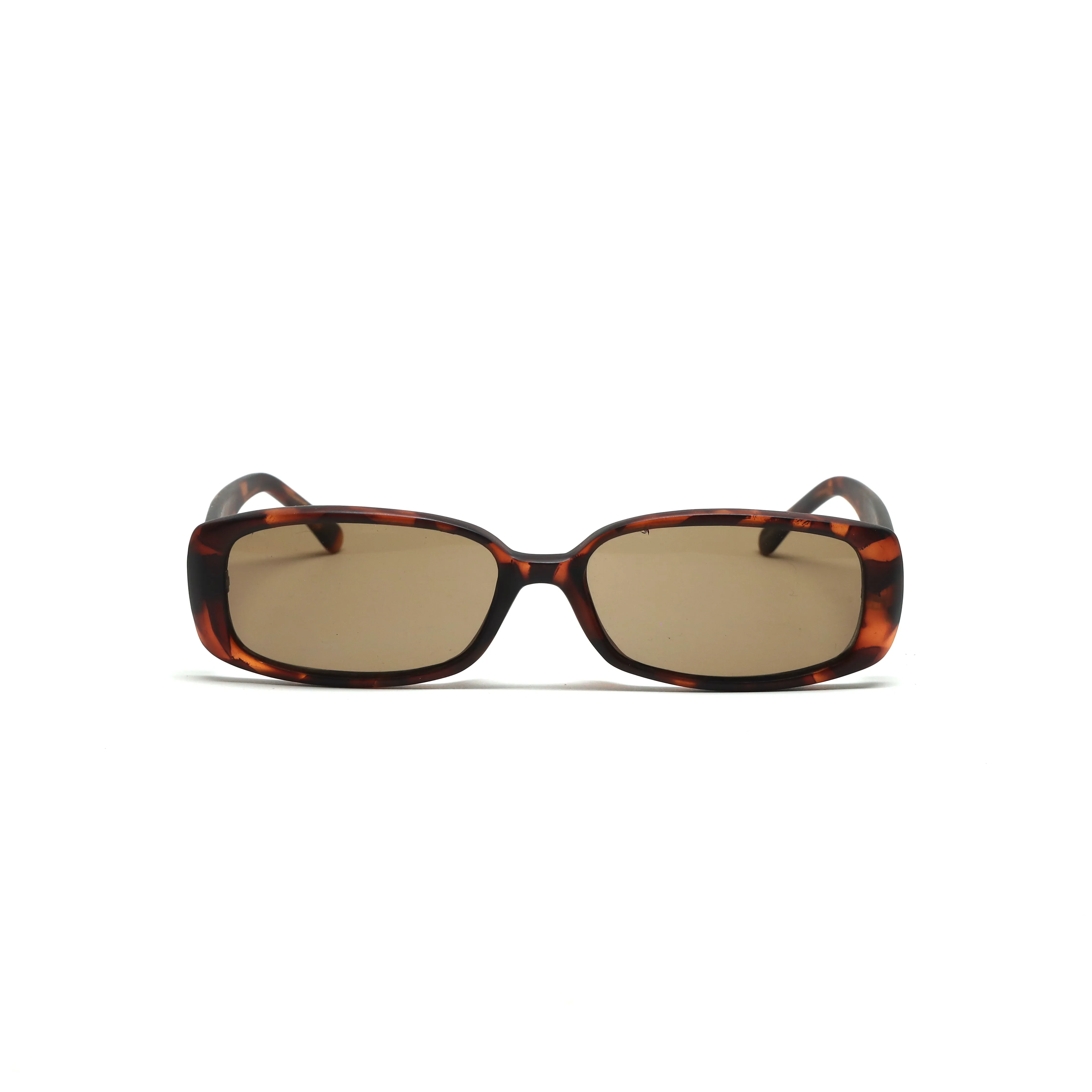 //Style 22// Deluxe Vintage 90s Rectangle Frame Sunglasses - Tortoise