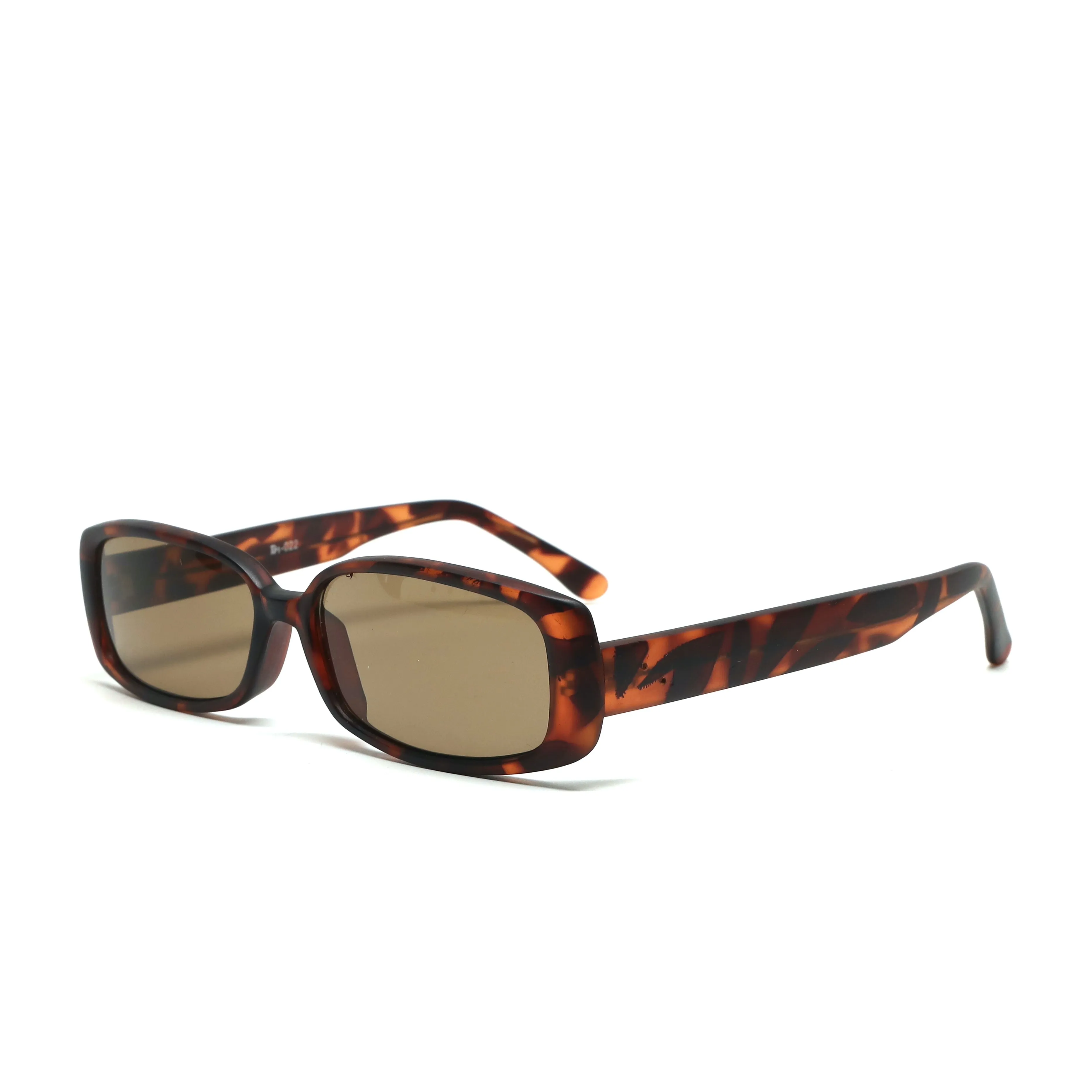 //Style 22// Deluxe Vintage 90s Rectangle Frame Sunglasses - Tortoise