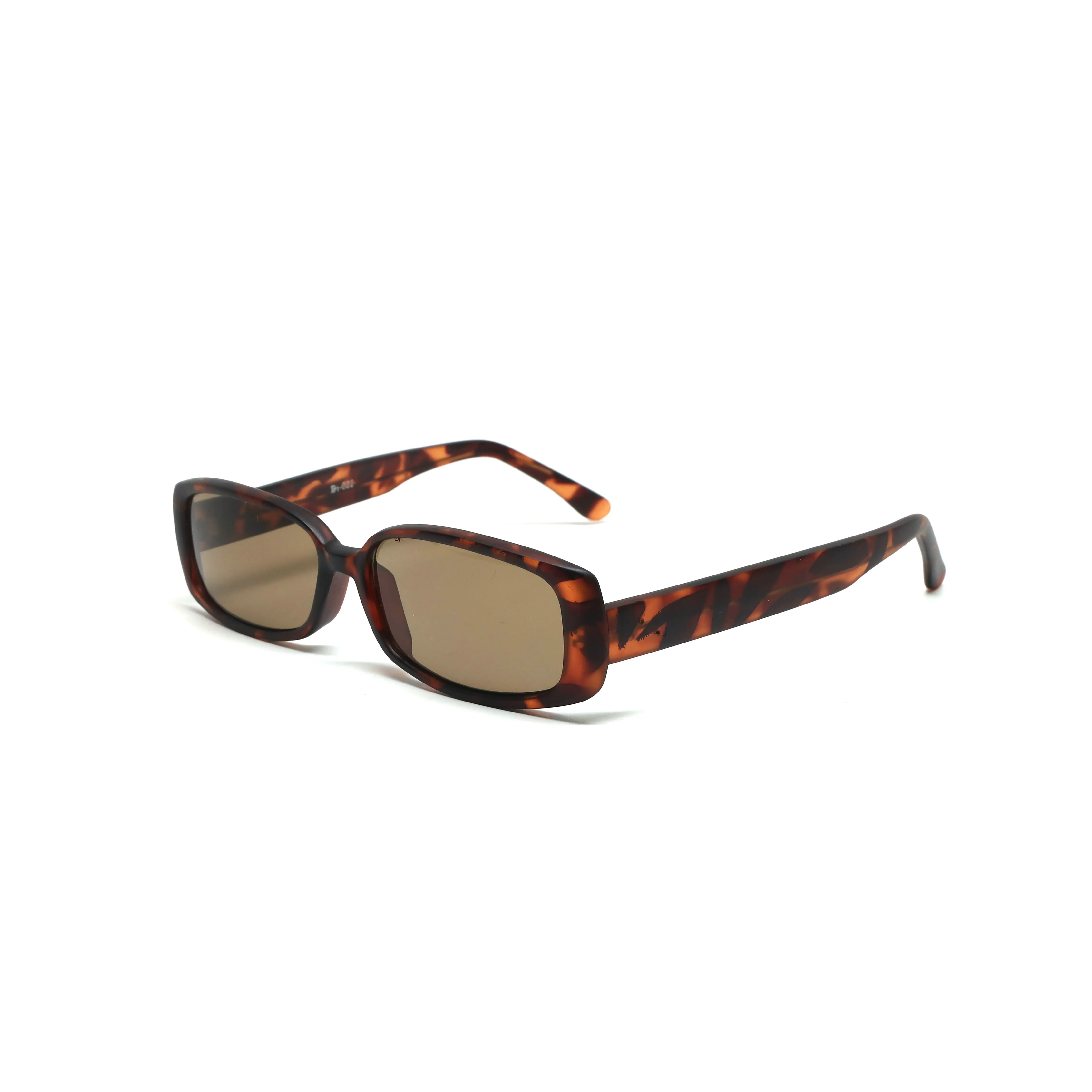 //Style 22// Deluxe Vintage 90s Rectangle Frame Sunglasses - Tortoise