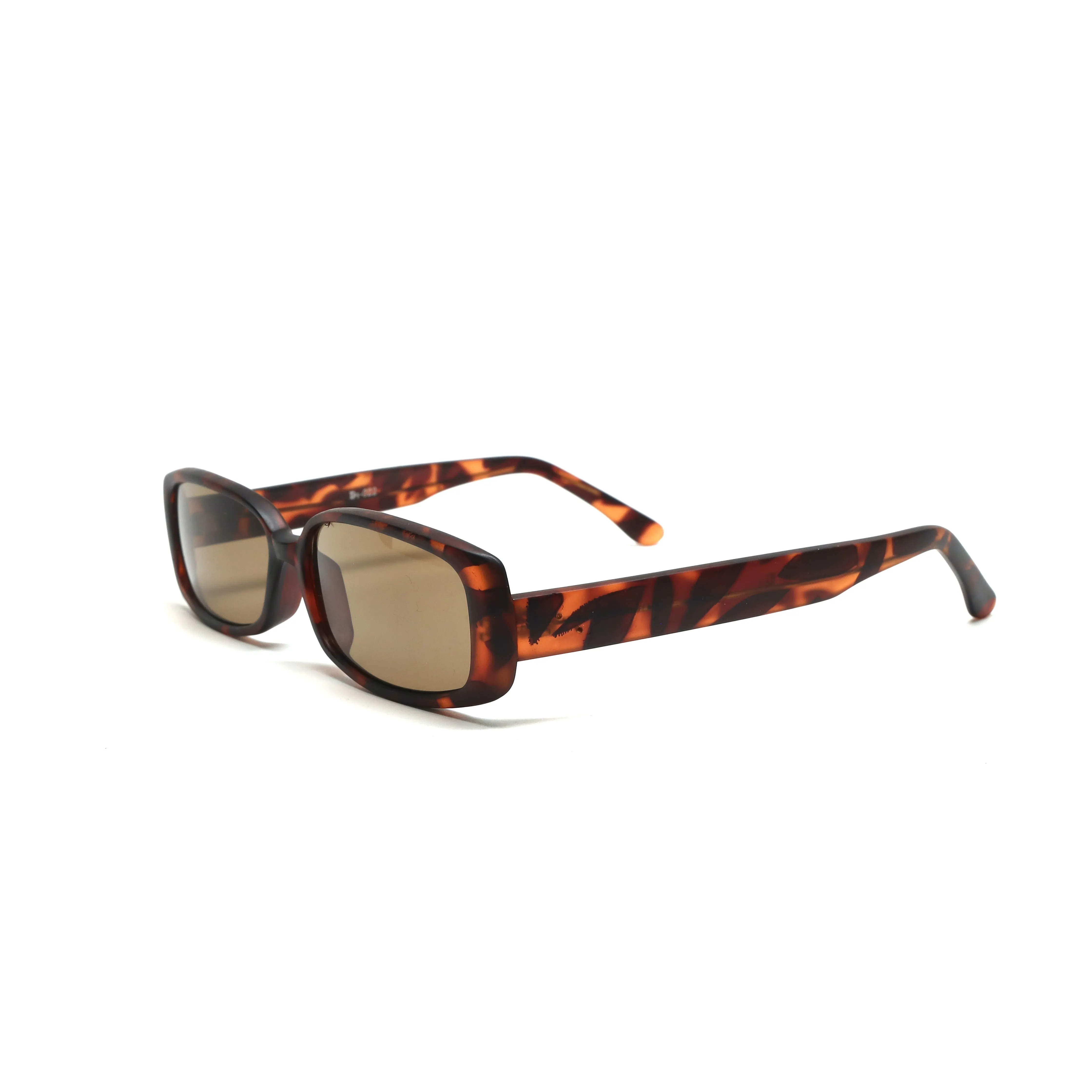 //Style 22// Deluxe Vintage 90s Rectangle Frame Sunglasses - Tortoise