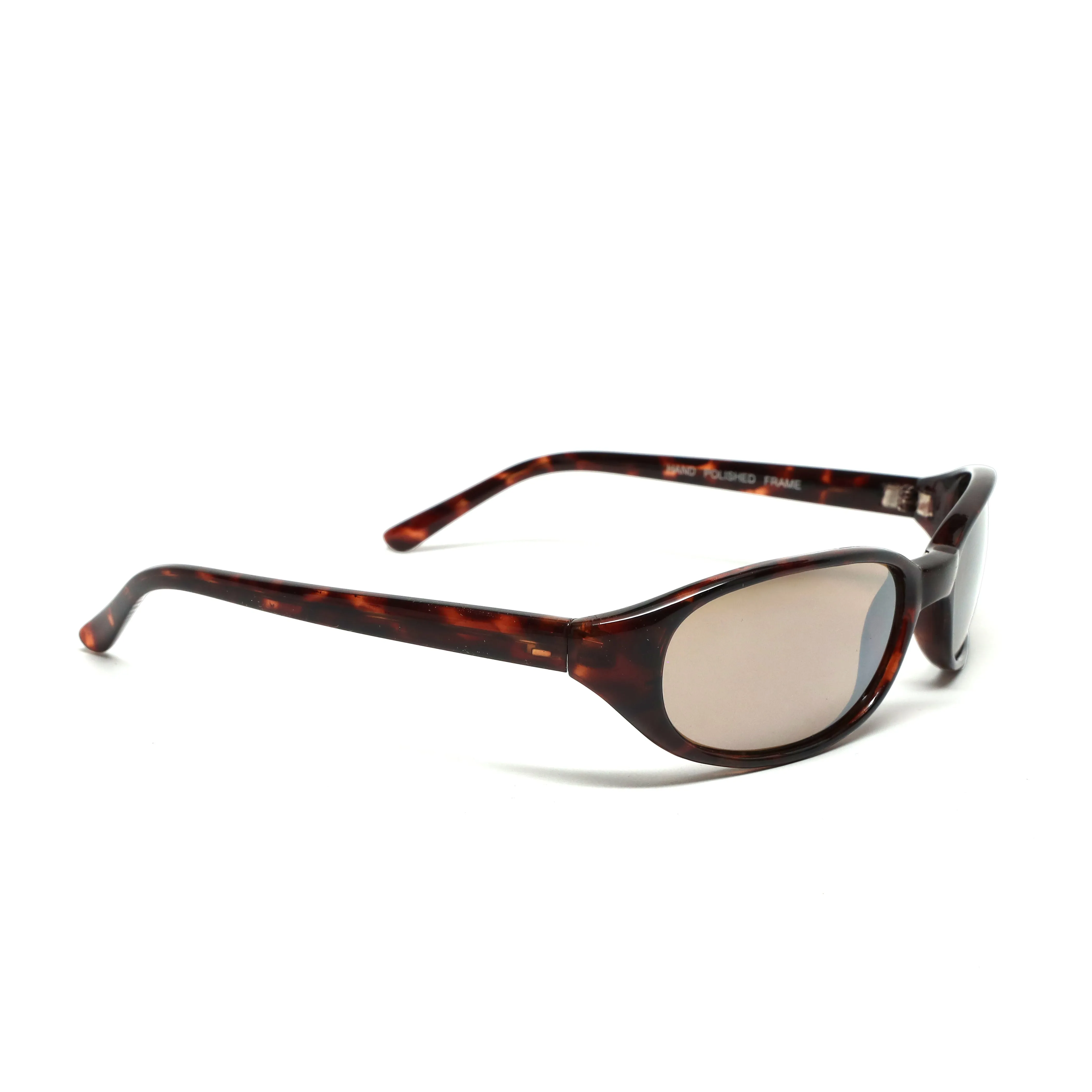 //Style 23// Deadstock Vintage 90s Oval Frame Sunglasses - Tortoise Brown