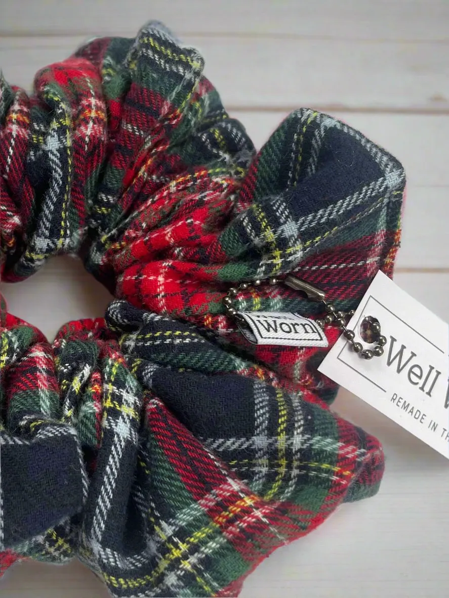 Tartan Check Isla Scrunchies