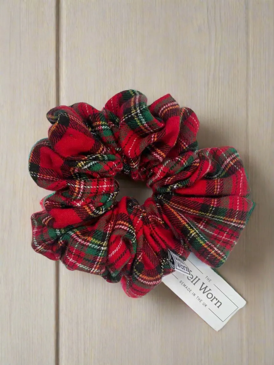 Tartan Check Isla Scrunchies