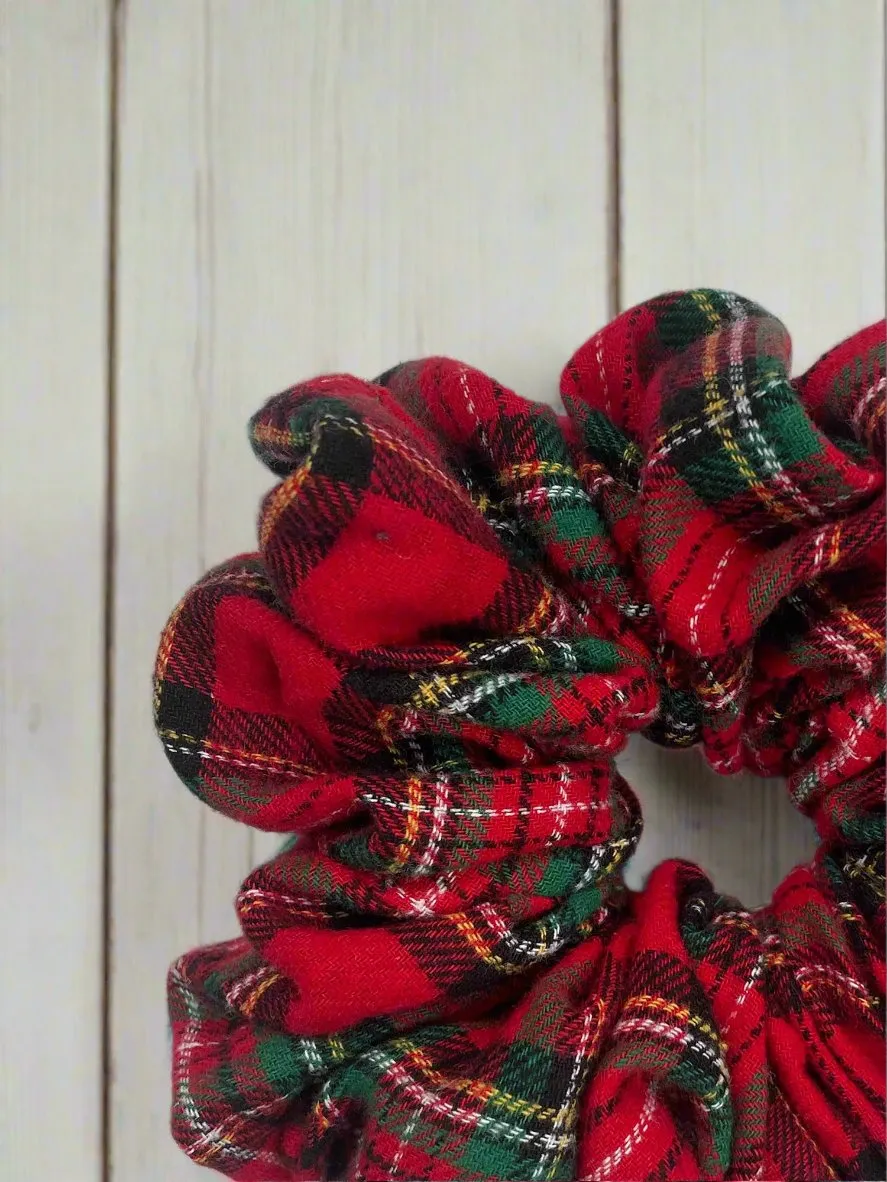 Tartan Check Isla Scrunchies