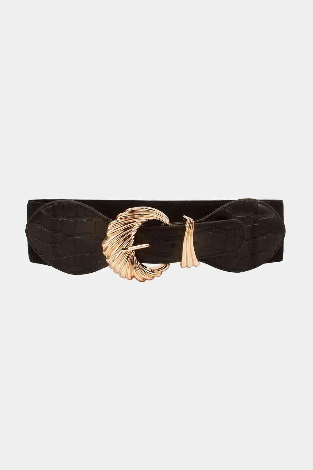 TEEK - Golden Shell Buckle Elastic Belt