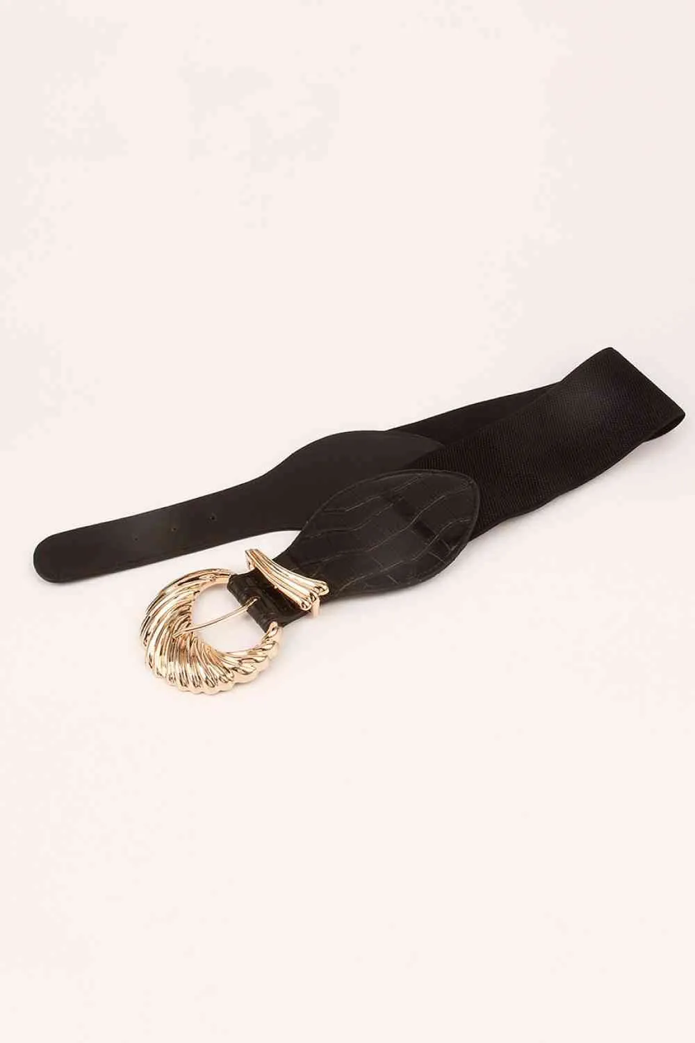 TEEK - Golden Shell Buckle Elastic Belt