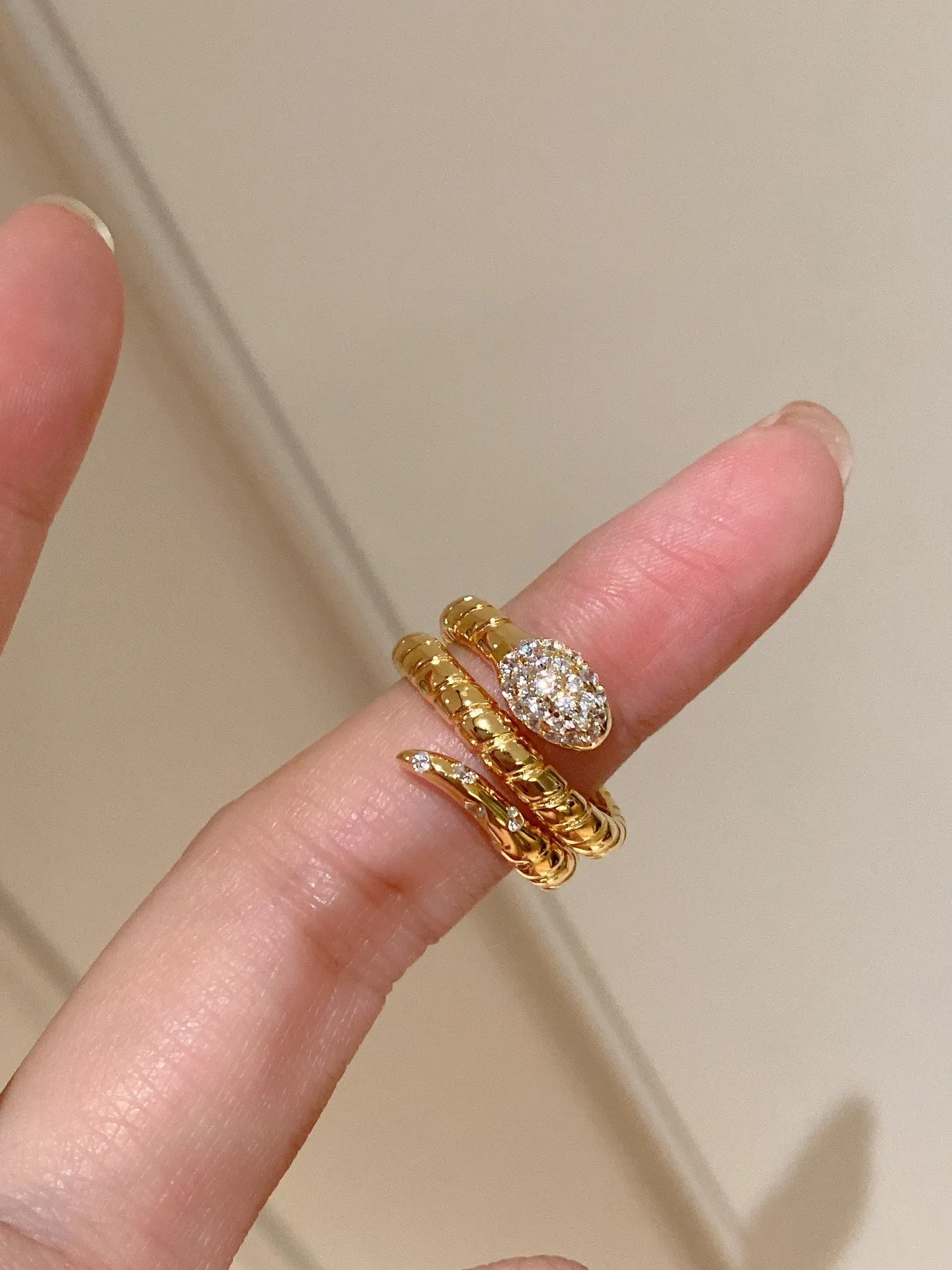 Vintage-Inspired Coiled Snake Ring