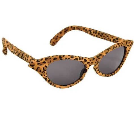 Vintage Leopard Print Sunglasses