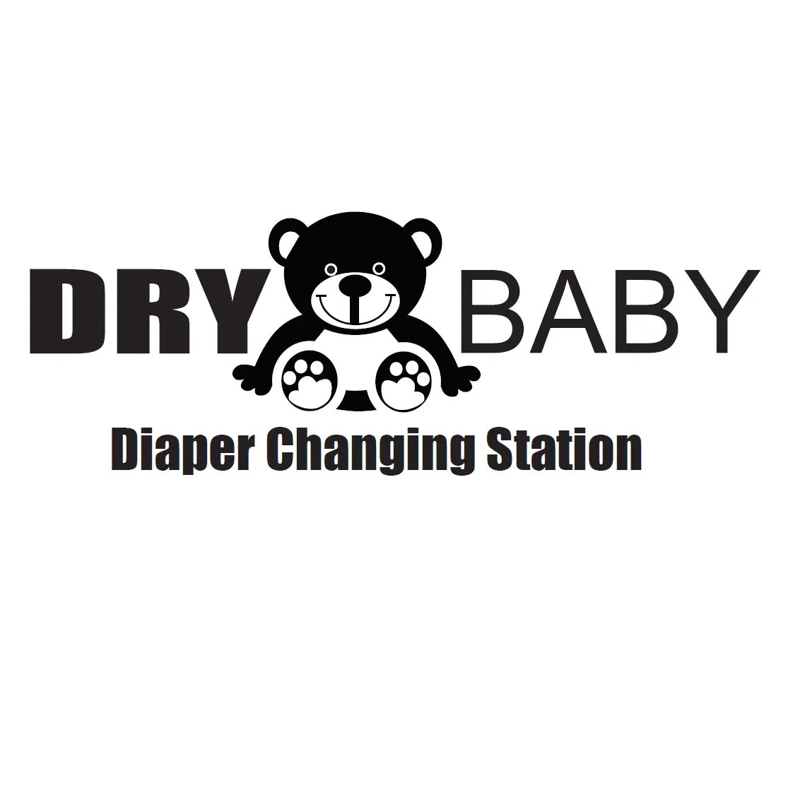 WORLD DRYER® ABC-300V DryBaby® - White Vertical-Folding Surface-Mounted Baby Changing Station